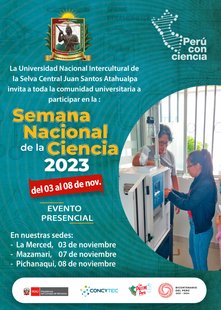 SEMANA NACIONAL DE LA CIENCIA 2023 – UNISCJSA